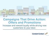 Constant Contact Toolkit - Offers and Promotions