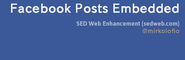 The BlueBird WordPress Plugins | Facebook Posts Embedded